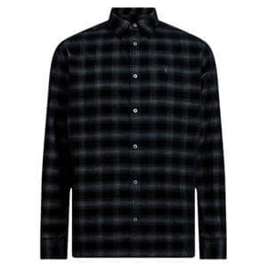 AllSaints Kink Corduroy Checked Relaxed Fit Shirt